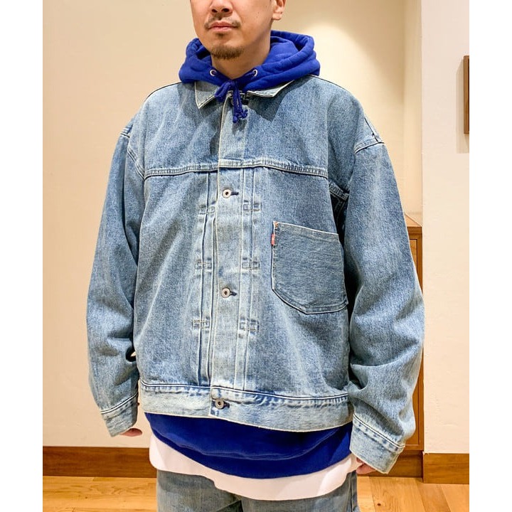 日本代購 LEVI'S × BEAMS / SUPER WIDE V2 TYPE I TRUCKER 牛仔外套 聯名