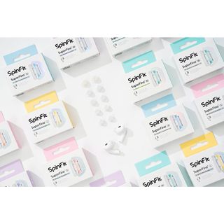 ｛音悅音響｝SpinFit SuperFine ™ AirPods Pro 1 & 2 專用 矽膠耳塞 公司貨 1盒1對