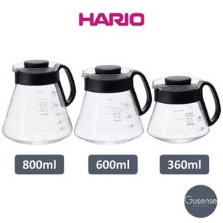 HARIO V60經典耐熱玻璃咖啡壺 XVD-36B XVD-60B XVD-80B Gusense Select