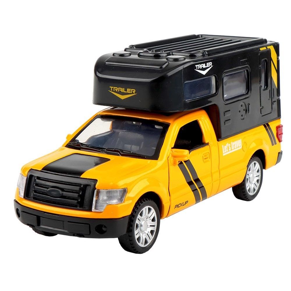 ford模型車 1：32 福特F-150 房車模型 旅行車 露營車 房車 模型車 露營車模型 皮卡 合金車
