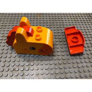 雙面印刷【點點小豆】lego 樂高積木 DUPLO 得寶 飛馬 標誌 配件 2 個 一組 如圖！