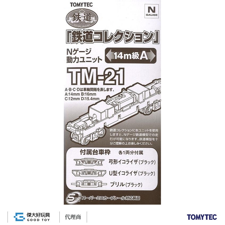 TOMYTEC 259725 鐵道系列 動力 TM-21 14ｍ級用A