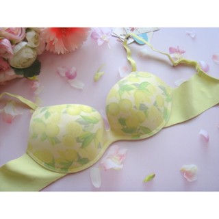 華歌爾 內衣 🎉32B/70B,32C/70C Wire Free Bra 減壓 無痕 內衣~檸檬黃