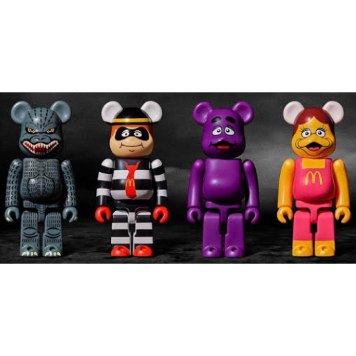 be@rbrick McDonald 麥當勞限定 哥吉拉 漢堡神偷 大鳥姐姐 奶昔大哥 150%