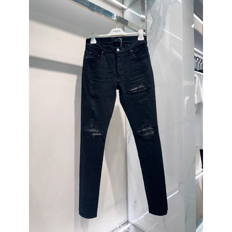 【TONES. 】AMIRI新款🖤黑破壞MX1牛仔褲