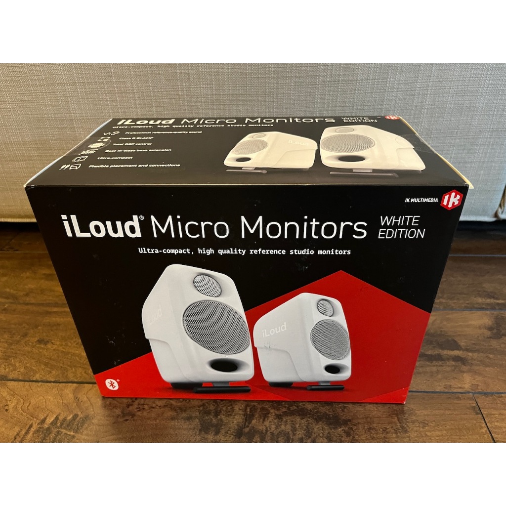 全新代購 IK Multimedia iLoud Micro Monitor 黑色白色都有(約三個禮拜到貨)