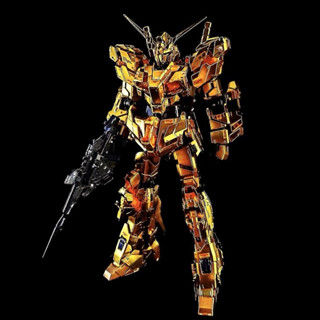 ［需預約］（完成品）BANDAI PB 臺場 限定 鋼彈 基地1/144 RG RX-0 獨角獸 黃金 特殊鍍膜 電鍍
