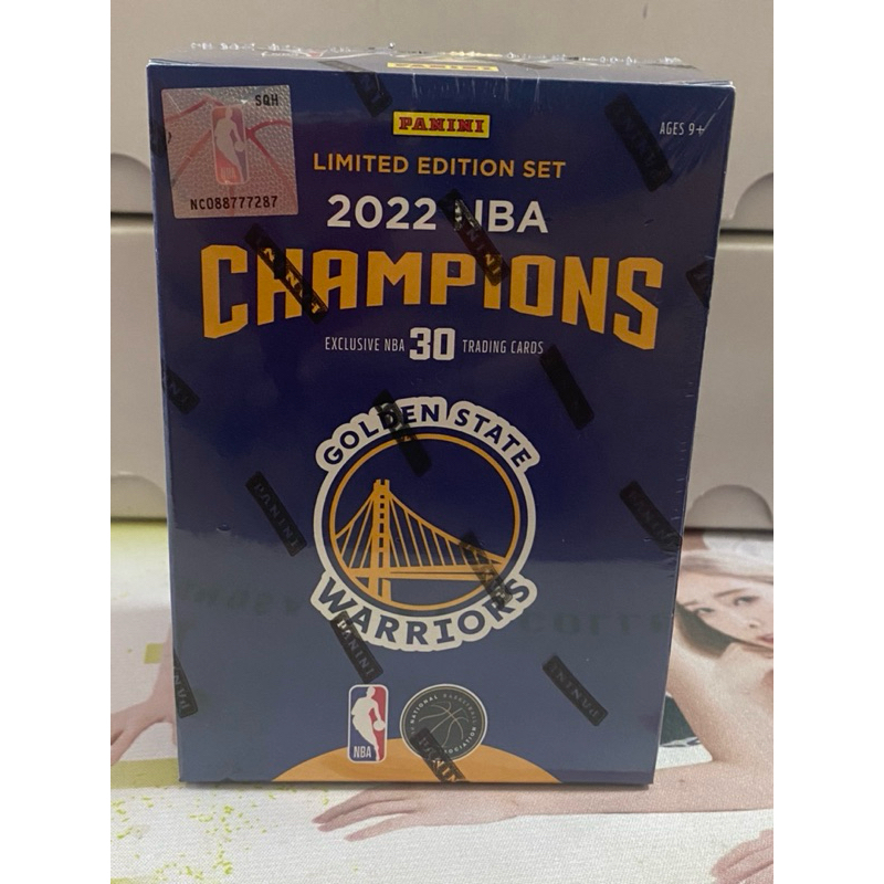 2022 NBA 勇士隊 總冠軍 紀念限量卡盒 球員卡 全隊成員收錄 有Curry 紀念品 收藏品 生日禮物 盒卡