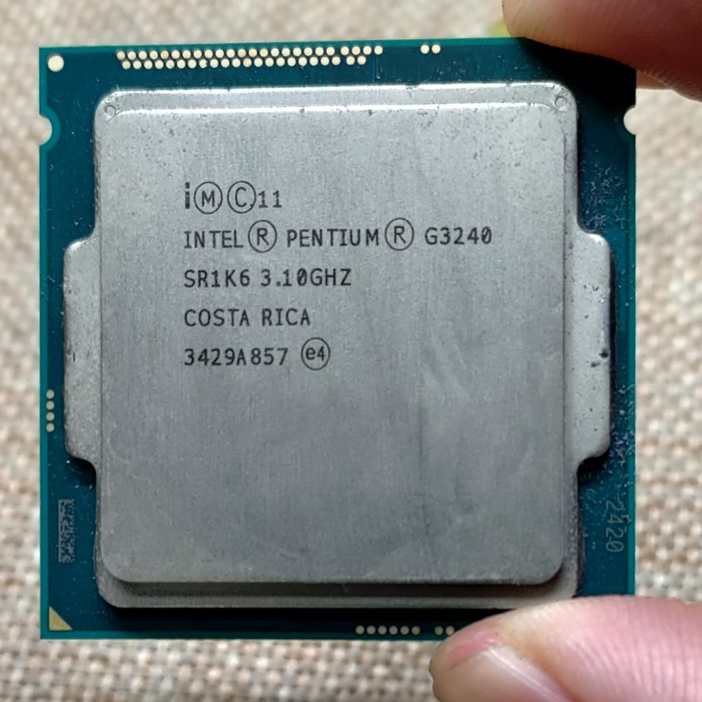 INTEL G3240 CPU 1150腳位 Pentium 3.1G 3M 二手良品 INTEL第四代 功能正常