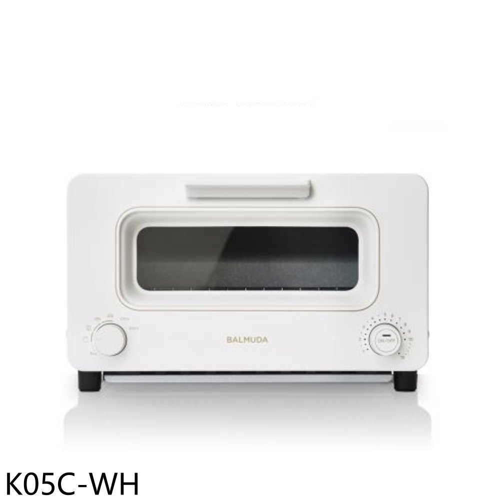 《再議價》BALMUDA百慕達【K05C-WH】The Toaster 蒸氣烤麵包機白色烤箱(全聯禮券200元)