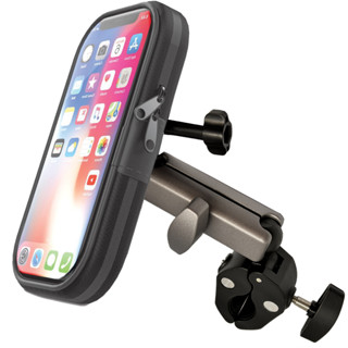 iphone xr 14 pro MAX 16機車衛星導航車架防水殼支架防水套 摩托車導航座底座防水盒手機座防水包手機架