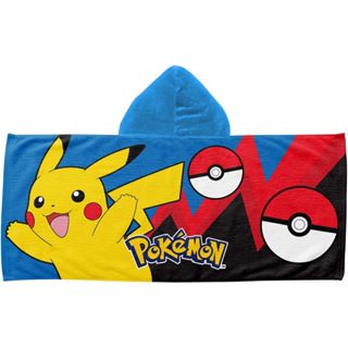 預購👍空運👍美國專櫃 皮卡丘 寶可夢 Pikachu 連帽毛巾 浴巾 毛巾 兒童 《美國代購嗨心購》