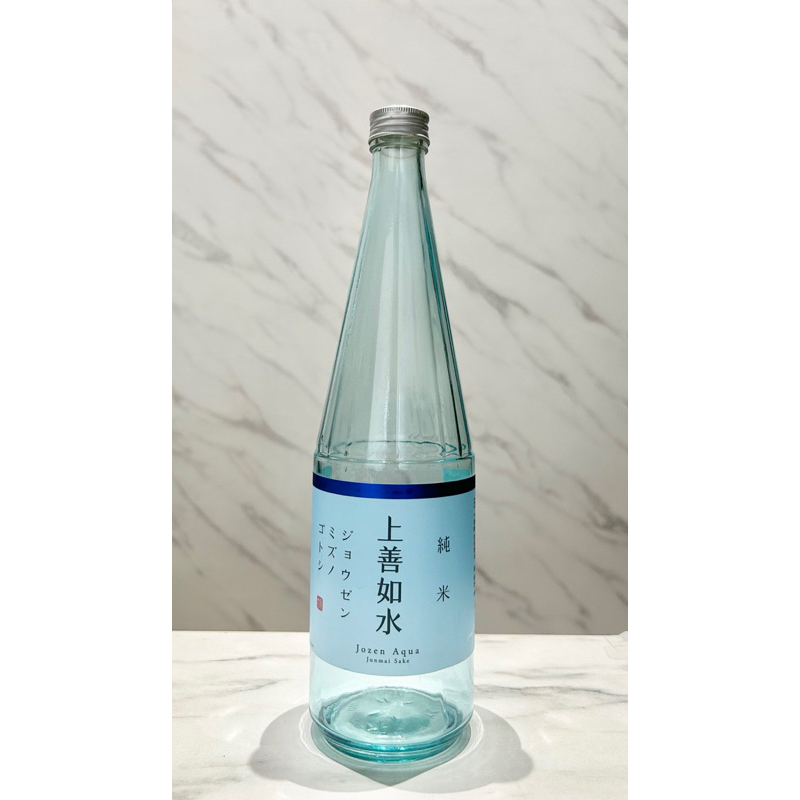 日本酒 白瀧上善水野五歲 Jozen Aqua 純米 0.7L「空酒瓶」