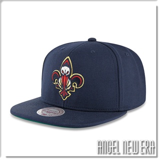 【ANGEL NEW ERA】Mitchell&Ness MN NBA 紐奧良 鵜鶘 復古 LOGO 深藍色 棒球帽