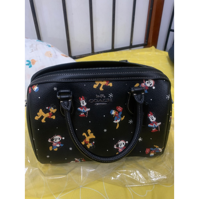 全新coach Disney米奇家族波士頓包