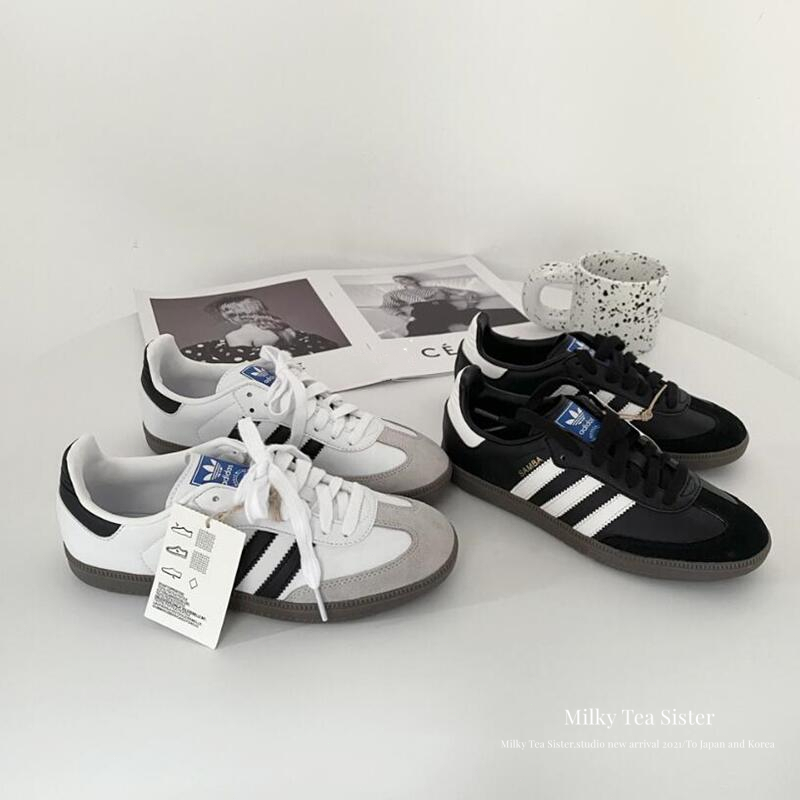 Adidas Originals Samba OG 白色 黑色 麂皮 B75807 B75806
