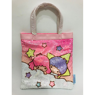 三麗鷗 Sanrio雙子星Kiki&Lala閃亮亮 造型皮革手提包