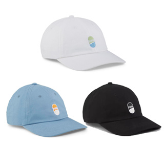 PUMA 帽子 流行系列 白 黑 水藍 刺繡LOGO 老帽 0253120-