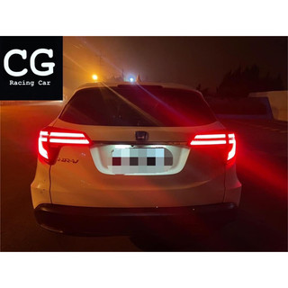 HONDA HRV 導光LED尾燈燻黑款 方向燈流 水 LED倒車燈 LED煞車燈LED小燈