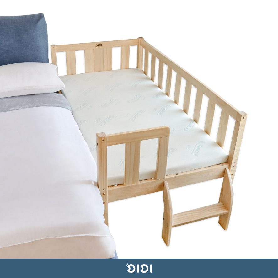 【DIDI】實木嬰幼兒成長床(三年保固) | 延伸床、拼接床、兒童床、床邊床