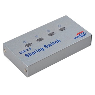庫存不用等-【no】-印表機共用器 USB印表機切換器 自動切換器 四進一出 4臺電腦共用 A5.0308 [3339現