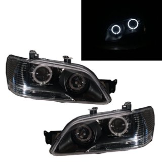卡嗶車燈 適用 Mitsubishi 三菱 Lancer Cedia/CG 01-03 光導LED光圈魚眼大燈