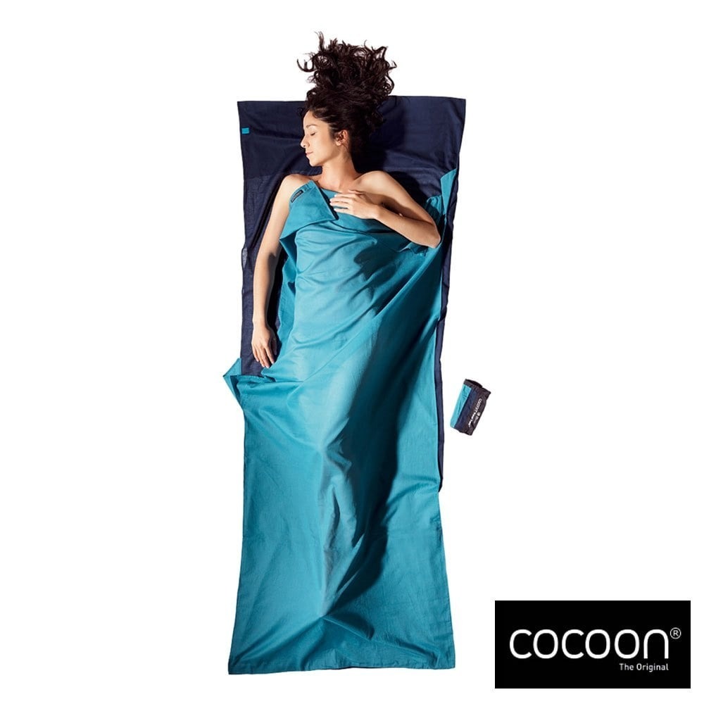 【COCOON】旅行睡袋內套-單人『雀藍』ECT2453