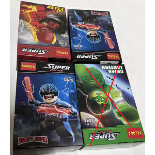 得高 Super Heroes 0133 0129 羅賓 夜翼 超級英雄 非樂高 與LEGO相容 DC 0128 閃電