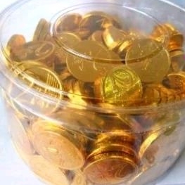 金幣巧克力1000G，1公斤1桶