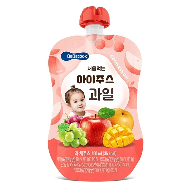 BEBECOOK 寶膳 嬰幼兒綜合果汁 100ml (BEC012)