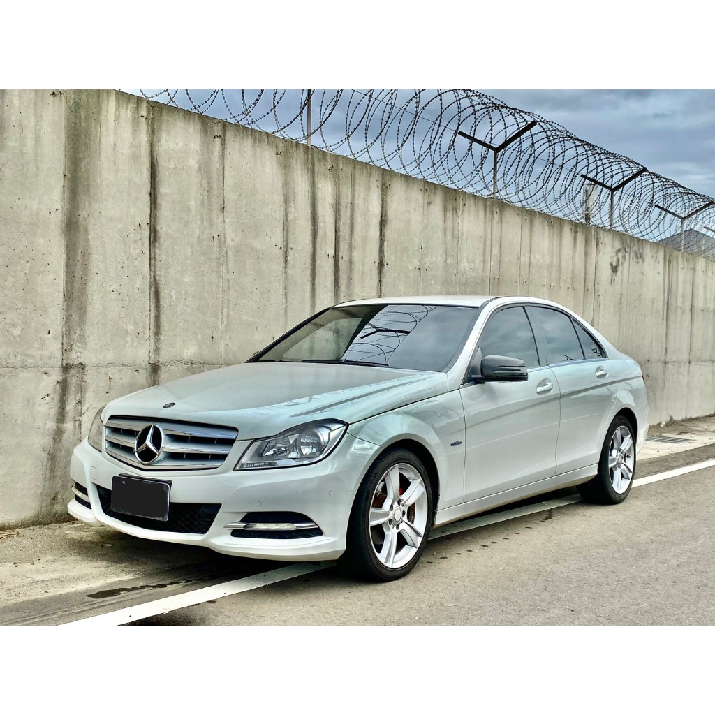 2011 Benz C180 1.8 白 #強力過件9 #強力過件99%、#可全額貸、#超額貸、#車換車結清