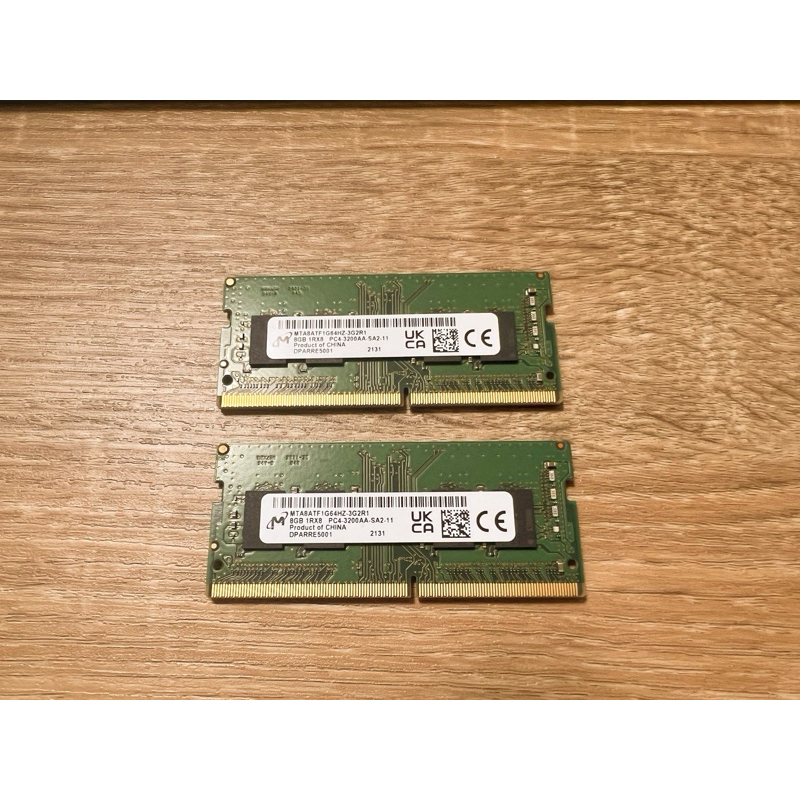 美光 NB DDR4 8G PC4-3200 兩條700 一條400
