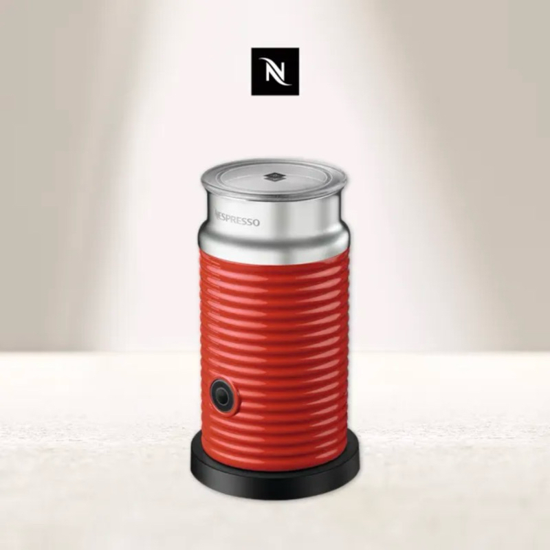 客訂 全新 Nespresso咖啡配件 Aeroccino3 電動奶泡機 紅色