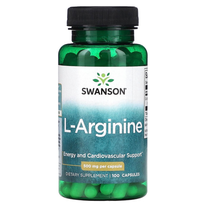 ☀️ L-arginine 精胺酸 500mg 免運 Swanson 100顆 斯旺森 超特價 超低價☀️