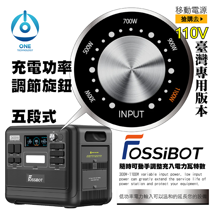 Fossibot F2400 2400W 2048WH