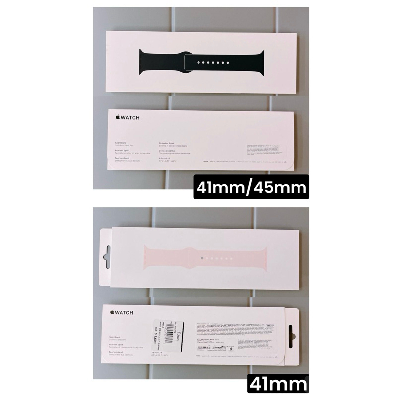 原廠現貨 Apple Watch9原廠錶帶*可議價*41mm(淡粉色)，41mm(午夜色)