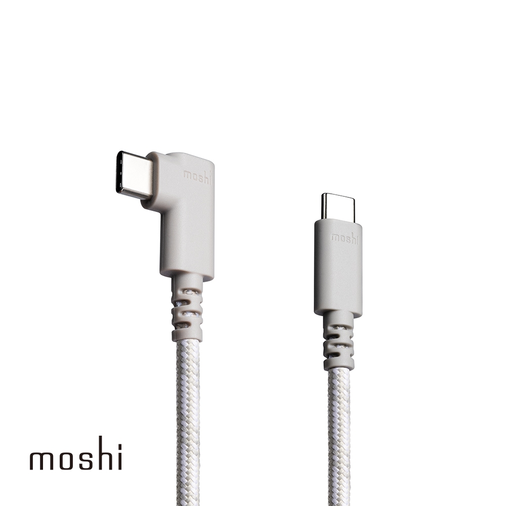 Moshi Integra USB-C to USB-C 90度彎頭 240W/480Mbps 充電傳輸線 (0.6m)