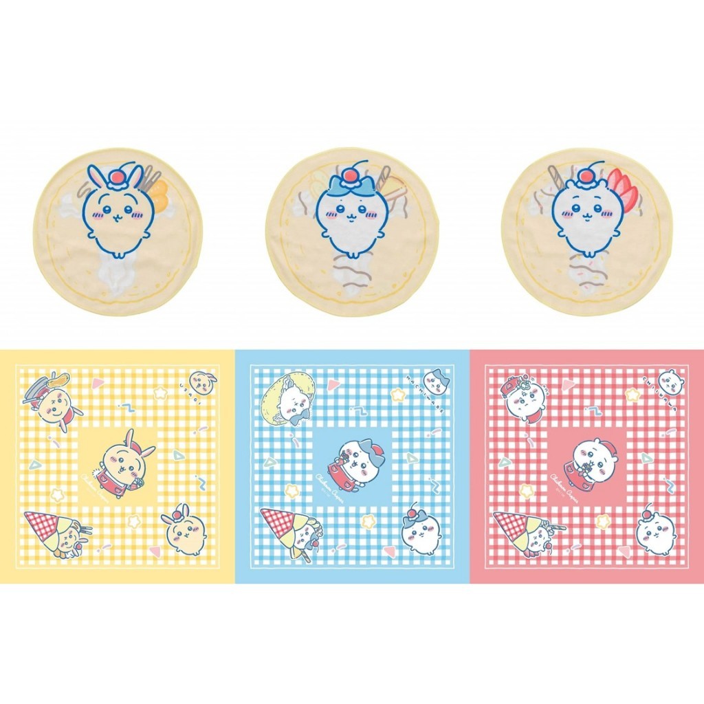 日本 Chiikawa 吉伊卡哇 可麗餅 線上 一番賞 兔兔 小可愛 方巾 餅皮