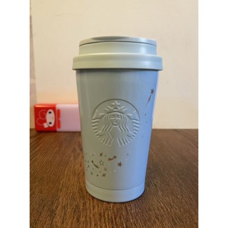 【Fashion Guide 】韓國🇰🇷星巴克 烙印Logo 星空藍 咖啡隨行杯/保溫杯