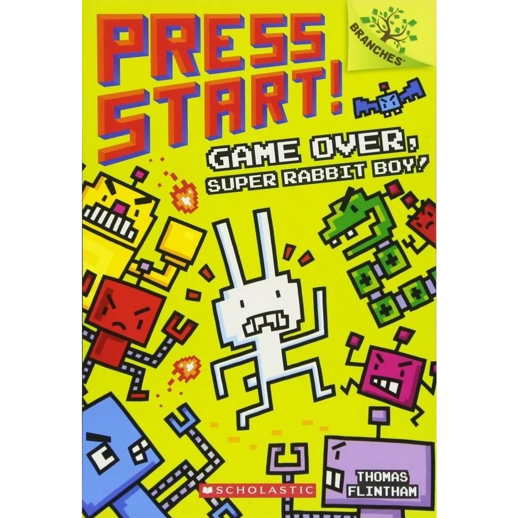 Press Start! 1: Game Over Super Rabbit Boy /Scholastic出版社旗艦店