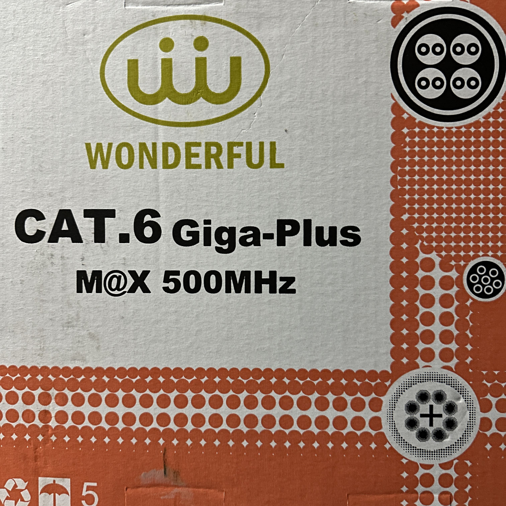 CAT6【現貨】萬泰 WONDERFUL CAT.6 24AWG 網路線 CAT.6 專業 網路線 高速 輕鬆1000M