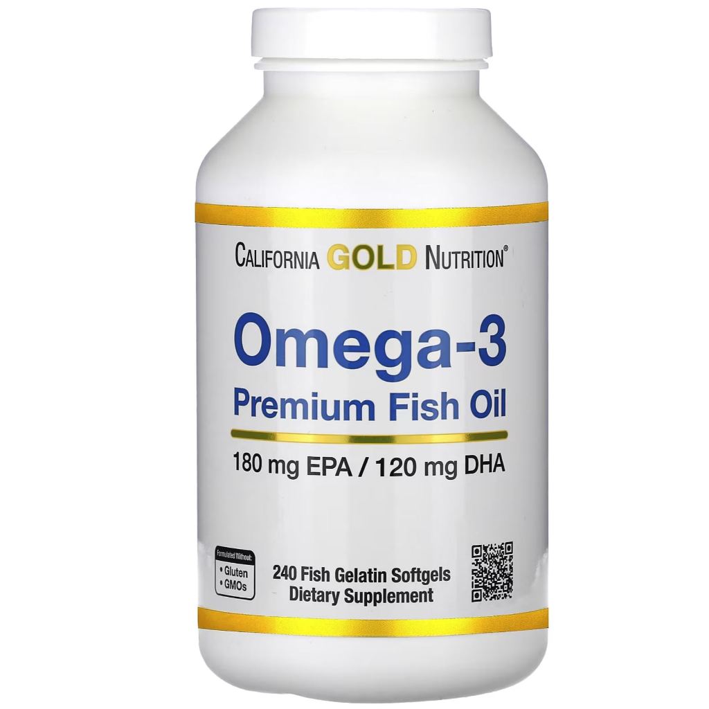 現貨 California Gold Nutrition 優質魚油 Omega-3 EPA DHA 自用食品委託服務