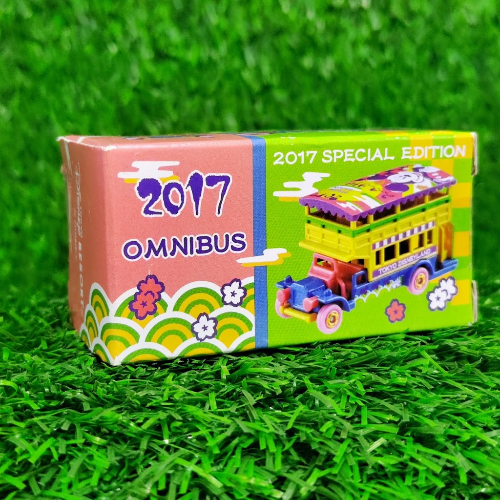 絕版 限定 Omnibus 2017 日本東京迪士尼 園區車 多美小汽車 Tomica Special 米奇 巴士