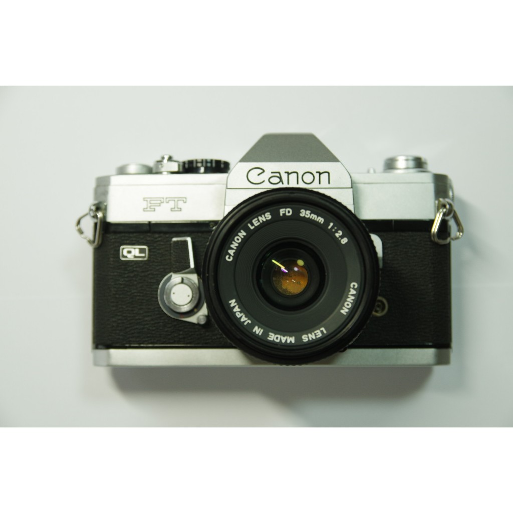CANON FT+Canon 35mm F2.8 故障機身+零件鏡