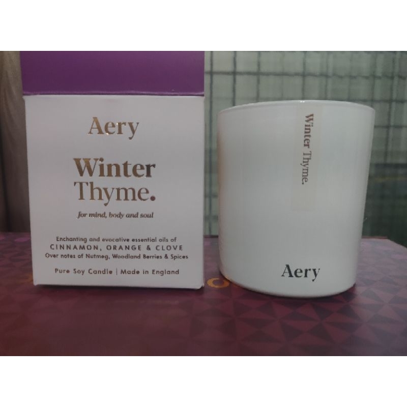 Aery Living winter thyme冬季百里香香氛蠟燭(155g)