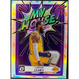 NBA球員卡 Lebron James 2020-21 Donruss Optic My House Holo 銀亮