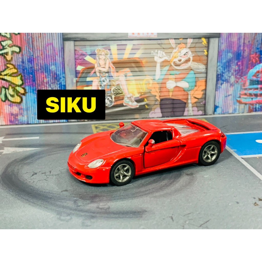 ★他牌-C01-無盒二手-SIKU 保時捷CARRERA GT 紅