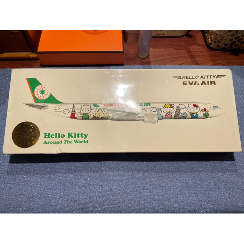 長榮航空Hello Kitty A330-300飛機模型（1:200）B-16333 全新 含運