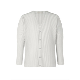 三宅一生 HOMME PLISSÉ ISSEY MIYAKE BASICS 外套 淺灰 LIGHT GRAY 皺摺