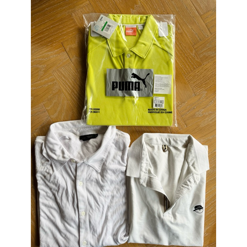 3 件 全新+二手 排汗 Polo衫 上衣 高爾夫 Puma DKNY